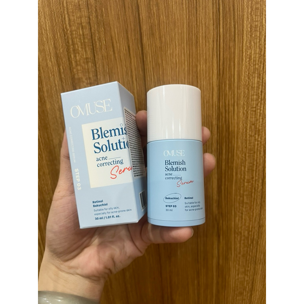 Tinh chất giảm mụn Omuse Blemish Solution Acne Correcting Serum