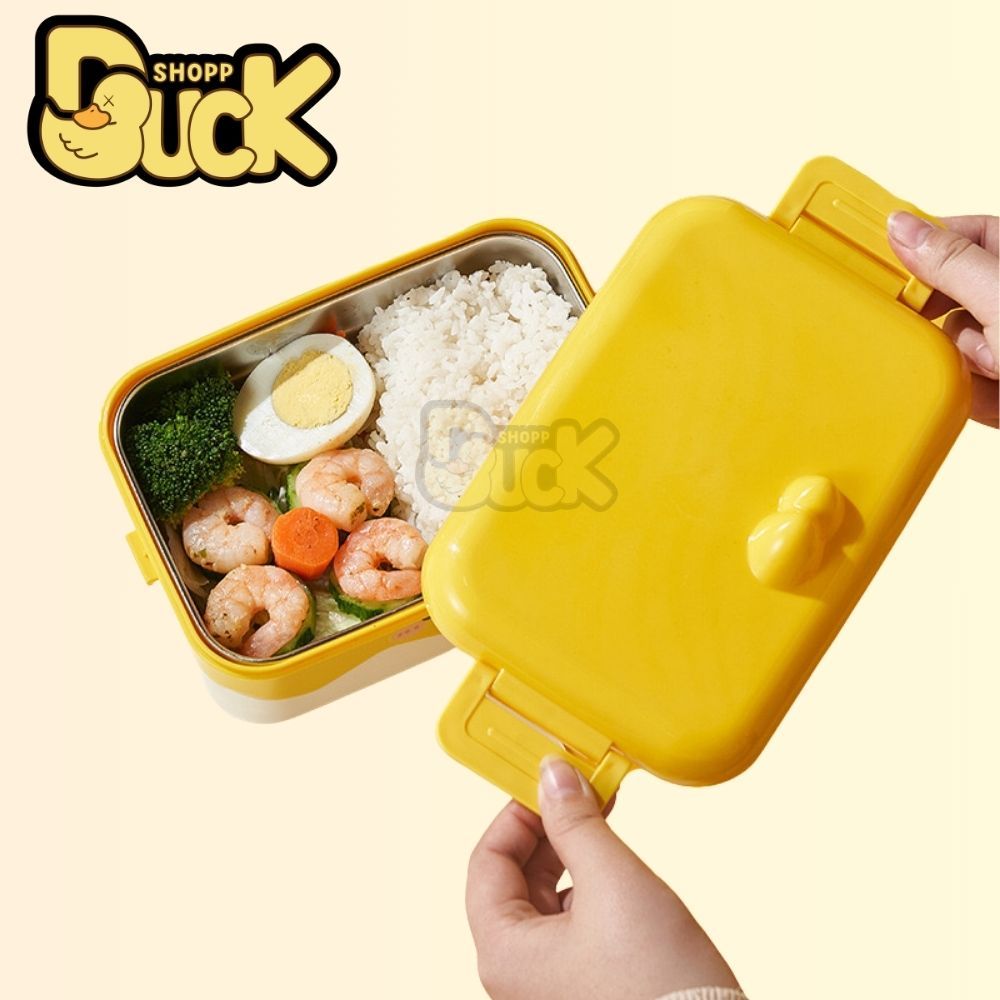 Hộp Cơm Giữ Nhiệt 1 Ngăn & 2 Ngăn Bằng Thép Không Gỉ Thiết Kế Cute Dễ Thương | BigBuy360 - bigbuy360.vn
