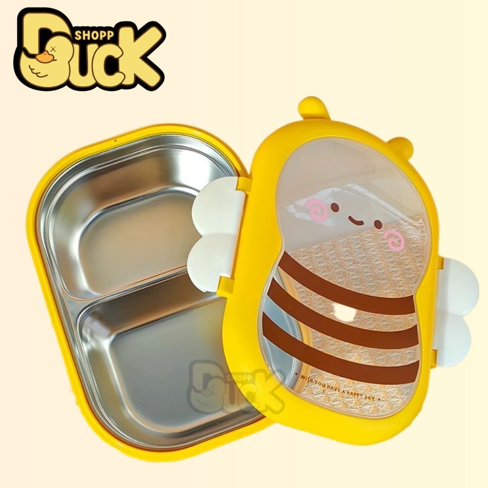 Hộp Cơm Giữ Nhiệt 1 Ngăn & 2 Ngăn Bằng Thép Không Gỉ Thiết Kế Cute Dễ Thương | BigBuy360 - bigbuy360.vn