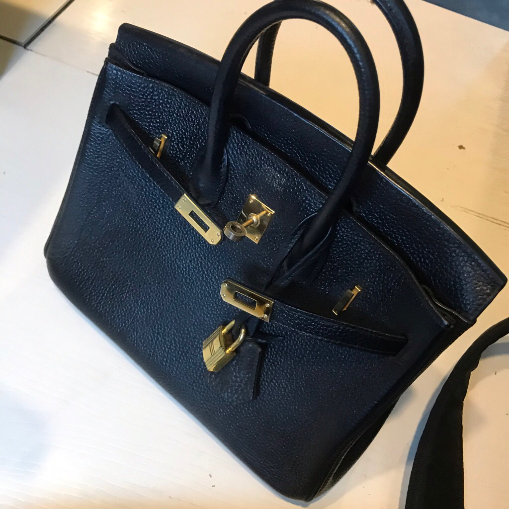 túi birkin size 25 cm khoá vàng