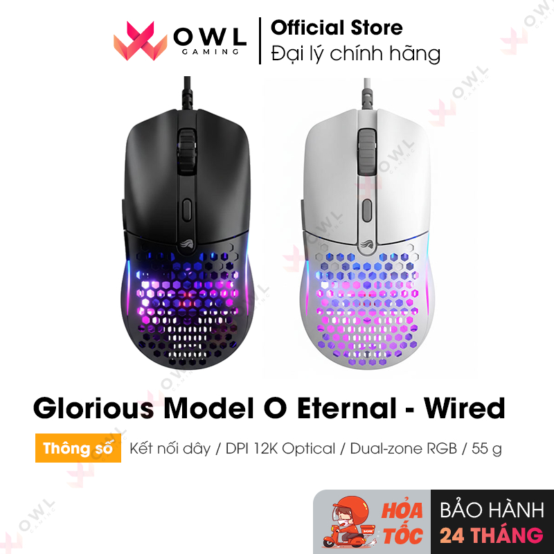 Chuột gaming Glorious Model O Eternal - Wired (hàng chính hãng)