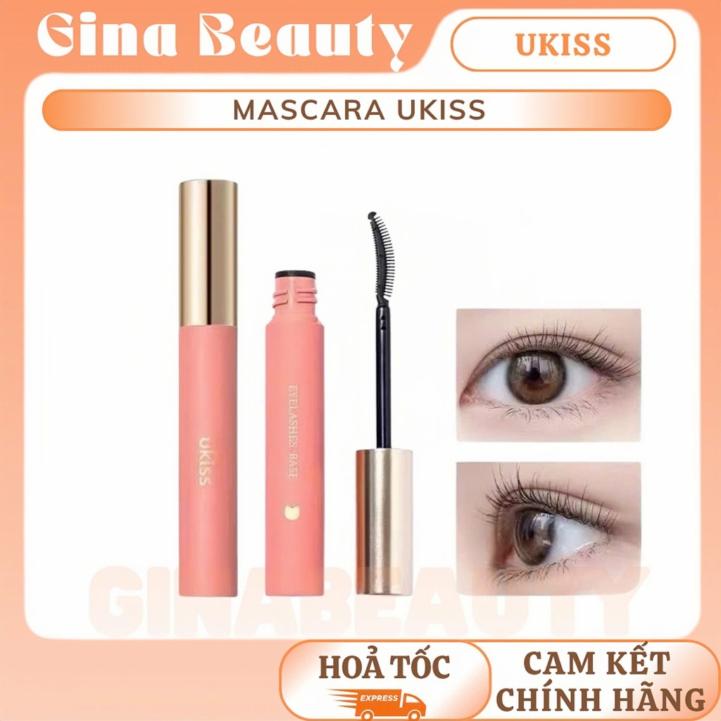 [UKISS ] UKISS Chuốt mi ukiss mascara lông mi Chống thấm nước, lâu trôi 5g Ginabeauty