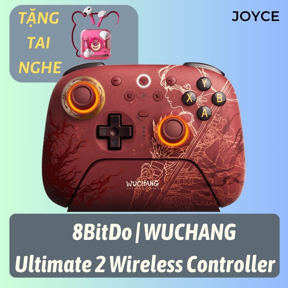 Tay cầm 8 BitDo Ultimate 2 Wuchang - Hàng chính hãng (Kèm Dock sạc)