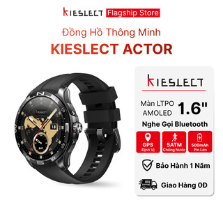  Đồng hồ thông minh Kieslect Actor I Nghe gọi trực tiếp I LTPO AMOLED I Chống nước 5ATM I Định vị GPS - Hàng chính hãng 