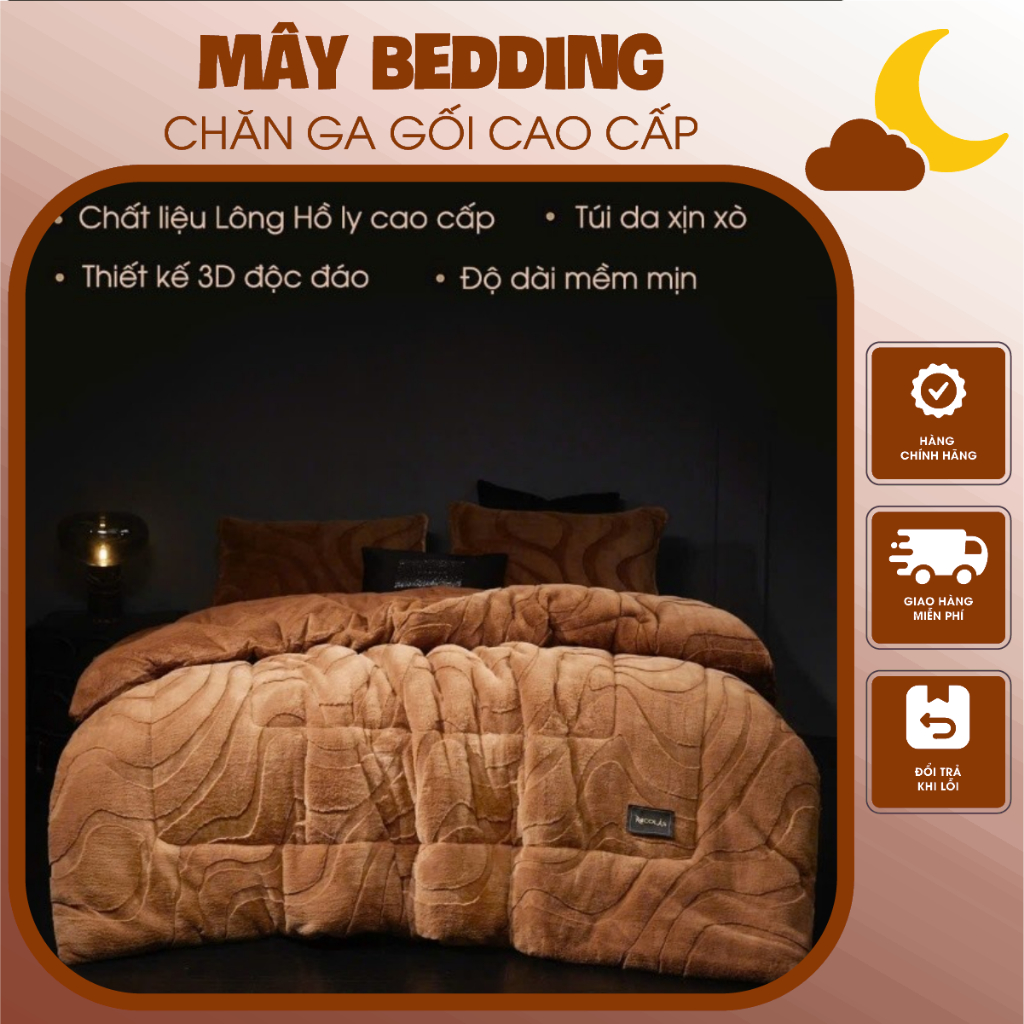 Chăn Lông Cao Cấp Nicolas – Chăn Hồ Ly 2mx2m3 Siêu Ấm, Mềm Mịn, Quà Tặng Túi Da Cao Cấp