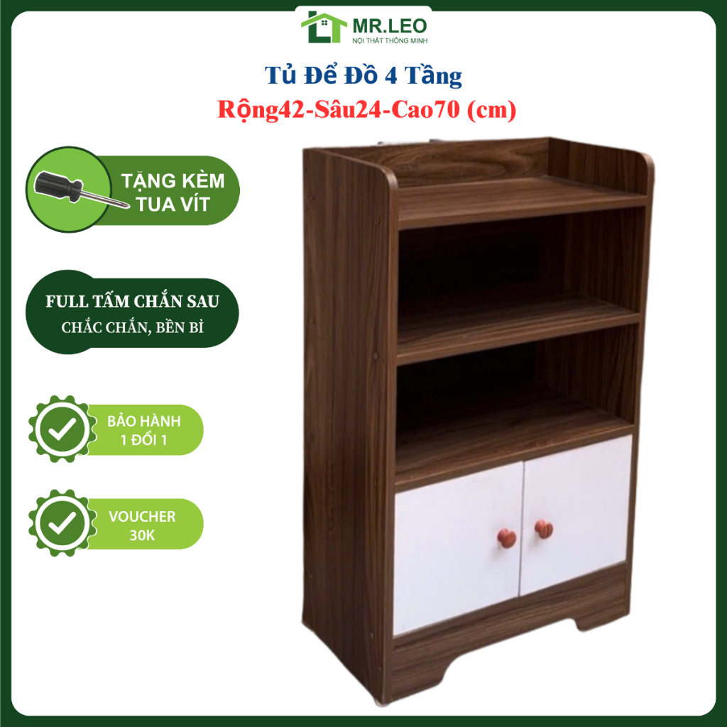 [Tặng Tua Vít] Tủ đầu giường kệ để đồ phòng ngủ, phòng khách, gỗ mdf nhập khẩu lắp ráp 10 phút