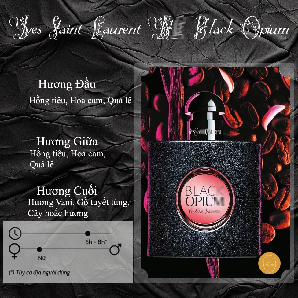 Nước Hoa Nữ Y.S,L Black Opium EDP - 90ml | BigBuy360 - bigbuy360.vn