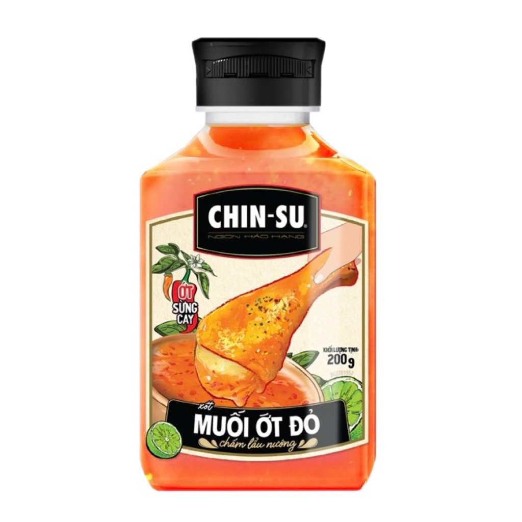 XỐT MUỐI ỚT ĐỎ CHIN-SU 200G/ SỐT MUỐI ỚT ĐỎ CHINSU CHẤM LẨU NƯỚNG
