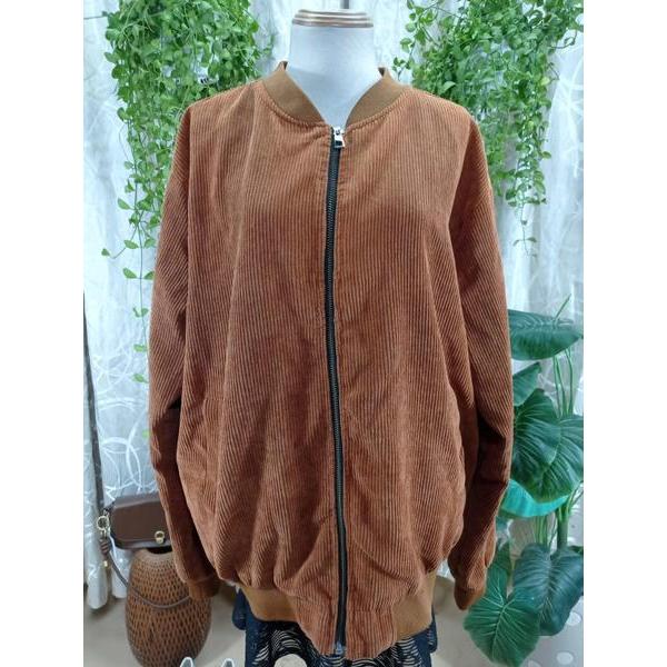 ATINO thanh lý - Áo khoác nhung tăm bymo - SIZE L