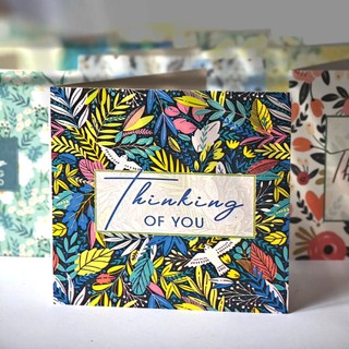 Thiệp cám ơn kèm bao thư | thiệp gấp đôi 9x9cm | thiệp chúc mừng sinh nhật