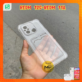 Ốp lưng điện thoại dành cho Redmi 14C 11 Lite 11 Lite 5G NE Redmi 12C Redmi 10C Poco C40 Chống Sốc Kèm Ngăn Đựng Thẻ