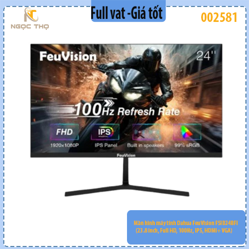 Màn hình máy tính Dahua FeuVision FSID24BFI (23.8 inch, Full HD, 100Hz, IPS, HDMI+ VGA) - chính hãng