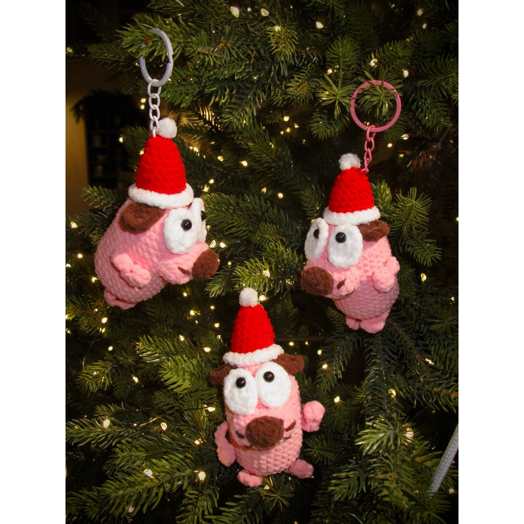 MÓC KHOÁ CHÚ CHÓ NHÚT NHÁT NOEL COURAGE THE COWARDLY DOG