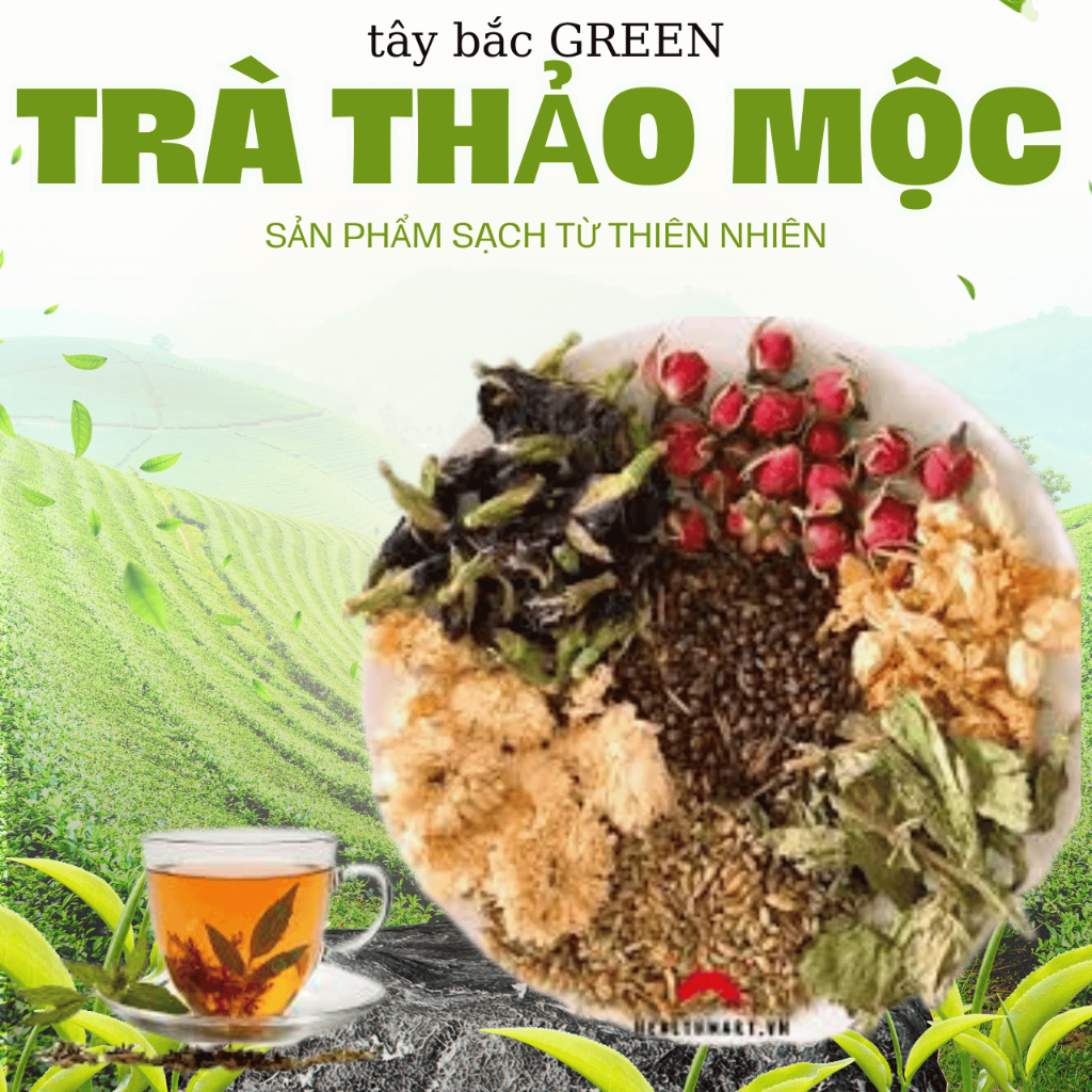 Trà Đông Trùng 7 Vị Thảo Mộc An Hiền an thần, giúp đẹp da, hỗ trợ sức khỏe