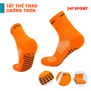  Tất đá bóng chống trơn 247sport_hn dệt kim thoáng khí dành cho trẻ em người lớn đá banh sân cỏ nhân tạo 