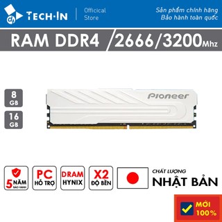 Bộ nhớ RAM Pioneer DDR4 8GB 2666 / 3200 - Hàng Chính Hãng