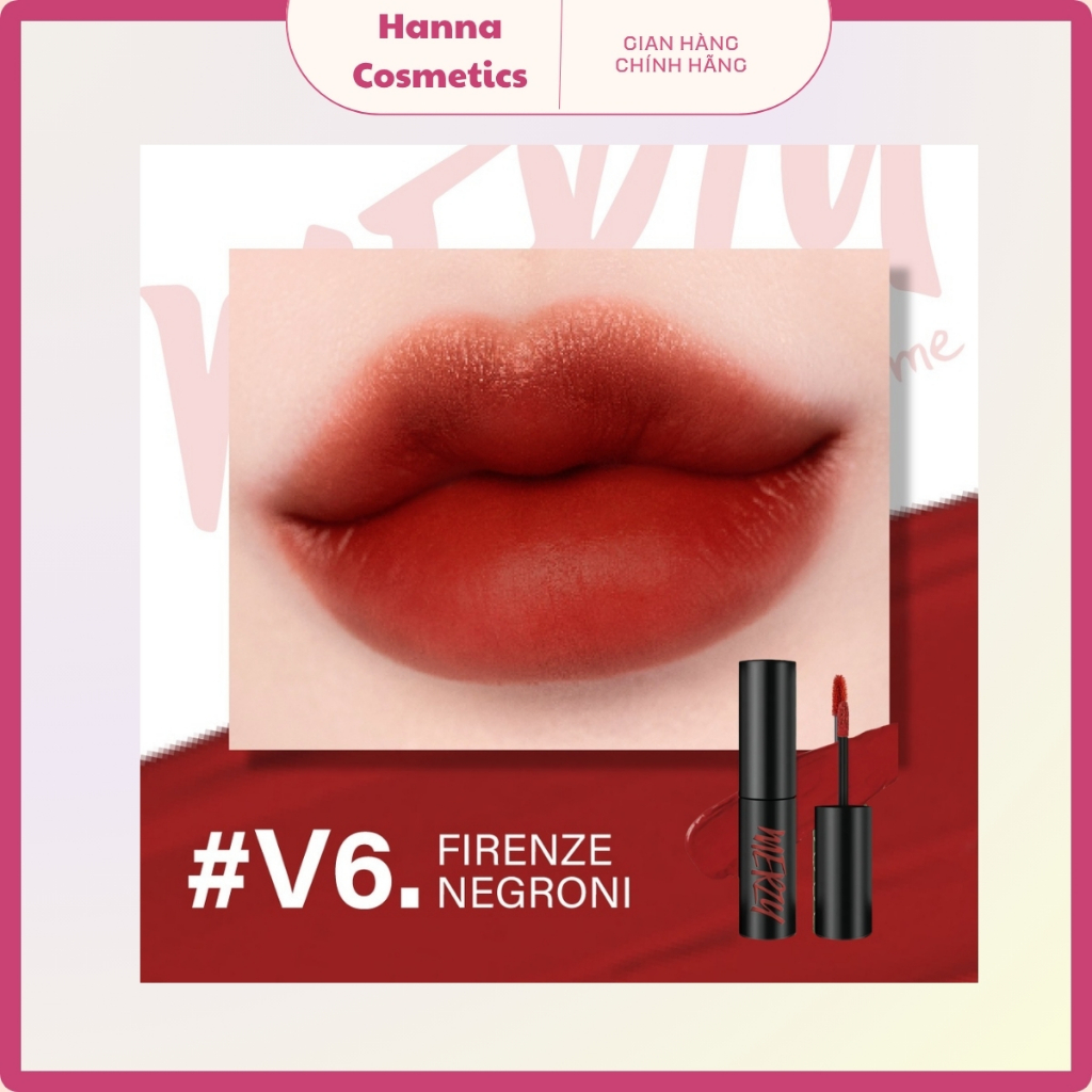 Son Merzy Another Me the First Velvet Tint V6 Firenze Negroni màu v6 - Đỏ gạch