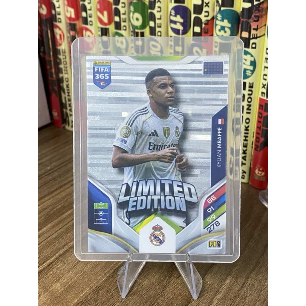 [Hiếm] Thẻ Cầu Thủ Giới Hạn Kylian Mbappe Panini FIFA 365 Real Madrid Limited Edition