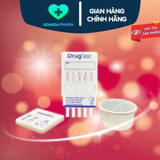 Que test ma túy 5 chân Fastep thử qua nước tiểu tại nhà giúp phát hiện ma tuý đá, cần sa, lắc, morphine, ketamin, cocain