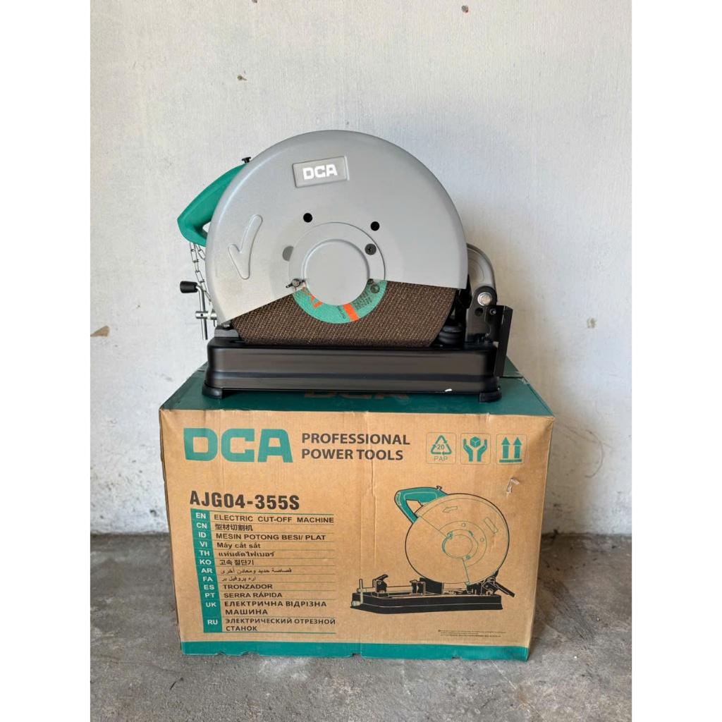 Máy Cắt Sắt Bàn DCA  AJG04-355S - Công Suất 2200W - Đá Cắt 355mm - Hàng Chính Hãng DCA