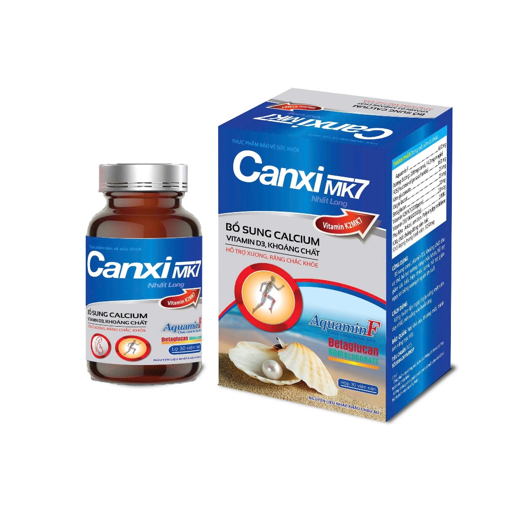 [MẪU MỚI] Viên Canxi Nano K2 D3 ALEXAN - Bổ Sung Canxi Nano Và AquaminF Chắc Khỏe Xương Và Phát Triể