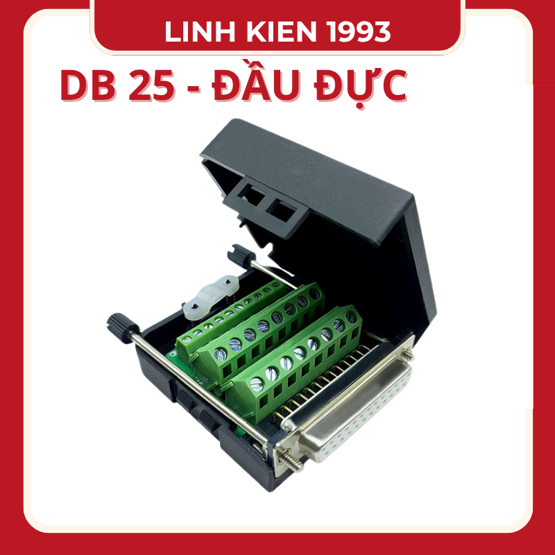 DB25 Đầu Đực – Jack DB25 Male Kèm Hộp & Terminal Breakout 25 Pin