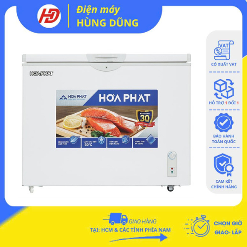[SHIP HỎA TỐC HCM ] Tủ đông Hòa Phát 252 lít HPF AD6252 - BẢO HÀNH CHÍNH HÃNG 24 THÁNG