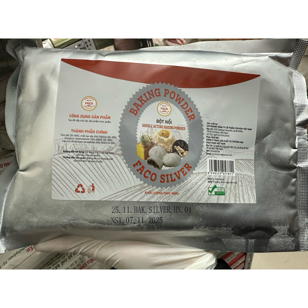 Gói 500g - 1kg bột nổi làm bánh