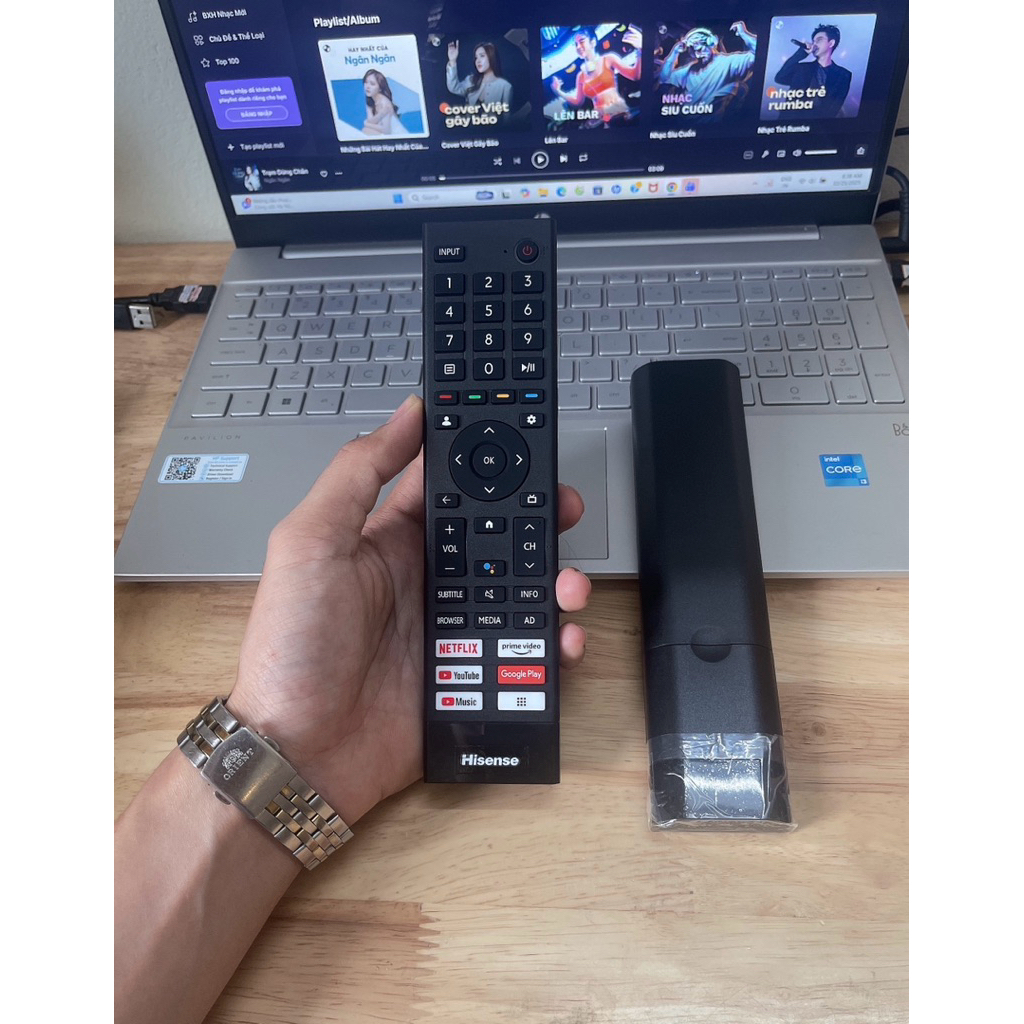 Điều khiển Tivi Hisense hàng cao cấp( Dùng chung tất cả Tivi Hisense)