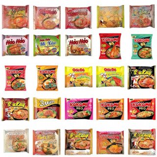 MÌ XÀO HẢO HẢO TÔM XÀO, Koreno,KOKOMI 95g/65g/HÀNH,OMNI,GẤU ĐỎ, GÀ NẤM các loại,…