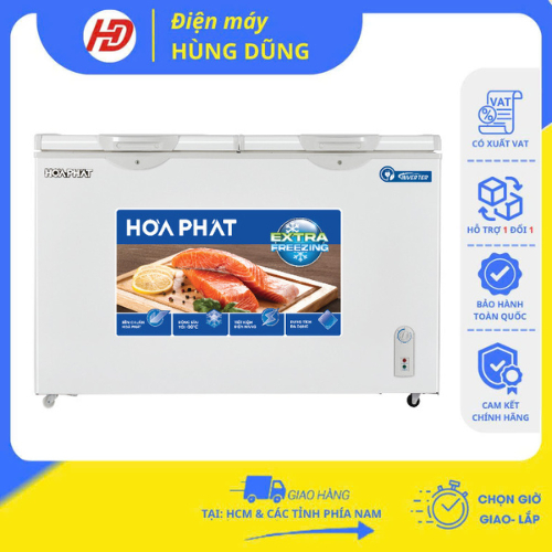 [SHIP HỎA TỐC HCM ]Tủ đông Hòa Phát Inverter 2 ngăn 2 chế độ HPF BD8245 - BẢO HÀNH CHÍNH HÃNG 24 THÁ