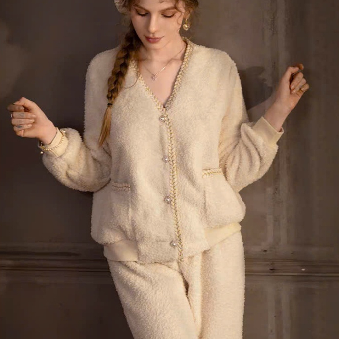 BỘ ĐỒ MÙA ĐÔNG CHẤT LIỆU LÔNG SIÊU ẤM - MIN HOUSE SLEEP WEAR