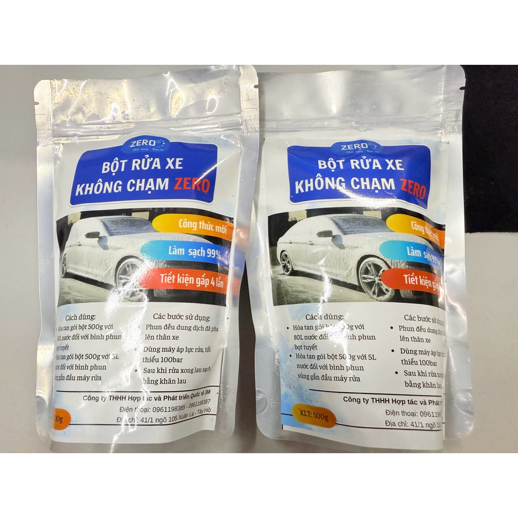 Bột rửa xe không chạm ZERO (HT-3M)