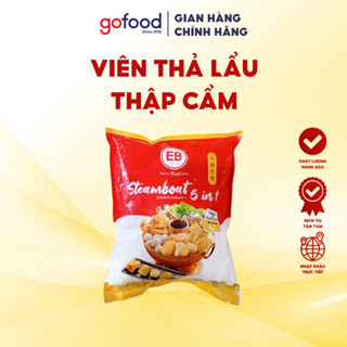   Hỏa Tốc HCM  Viên Thả Lẩu 5 Trong 1 EB Malaysia 500gr Gofood - Set Viên Mix Đa Dạng 