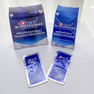 Miếng dán trắng răng Crest 3D White Professional Effects & 1 Hour Express (Lẻ 1 gói/ 2miếng)