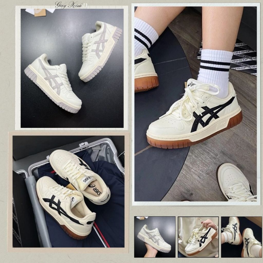 Giày Assics Nam Nữ,Giày Assic Mz Court Phong Cách Thời Trang Dành Cho Nam Và Nữ Full Box