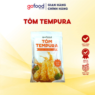 [Hỏa Tốc HCM] Tôm Tempura Gofood 220gr/Vỉ (10 Con) 100% Tôm Thẻ, Size To Xuất Khẩu Chiên, Rán,... Cho Bé