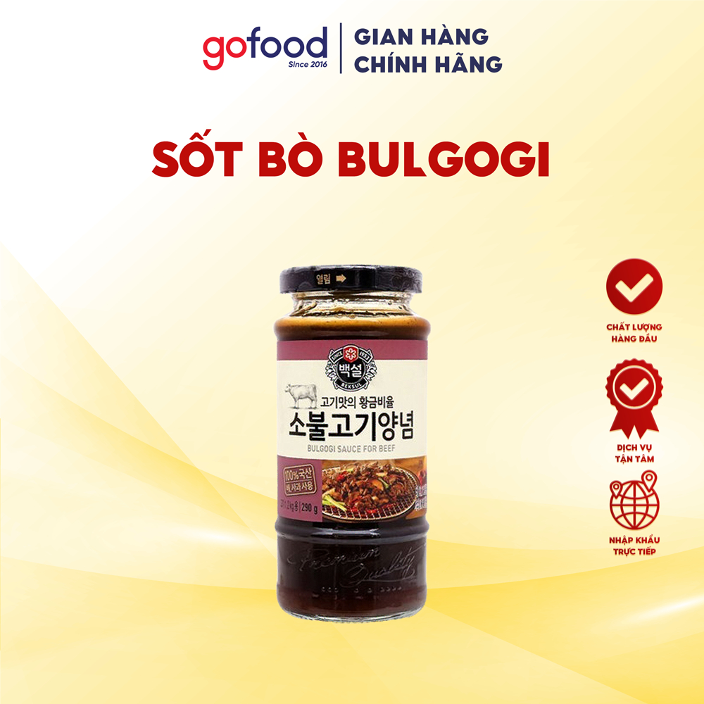 [Hỏa Tốc HCM] Sốt Ướp Thịt Bò Bulgogi Hàn Quốc 290gr Beskul-CJ Gofood Thơm Ngon Chuẩn Vị