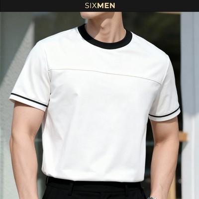 Áo Thun Nam Pilot SIXMEN Vải Cotton Cao Cấp, Co Giãn 4 Chiều, Form Regular Fit Thoáng Mát