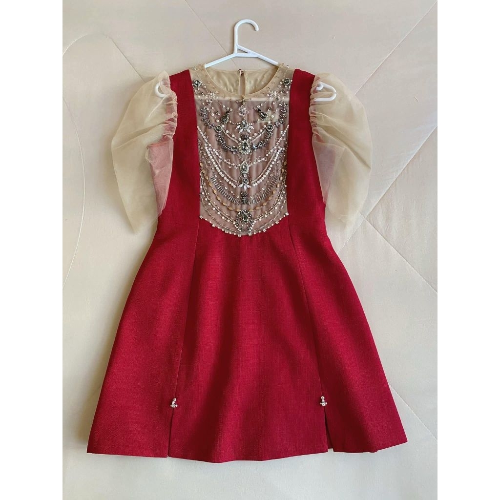 thanh lý váy đính đá the maven siêu đẹp size M mua trên 2tr6 pass 1tr