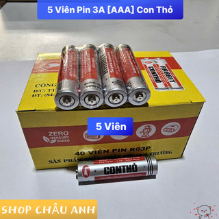 [ComBo] 10 Viên Pin Đũa Điều Khiển Quạt,Điều Hòa, TiVi 3A [AAA] Con Thỏ.[SCA]