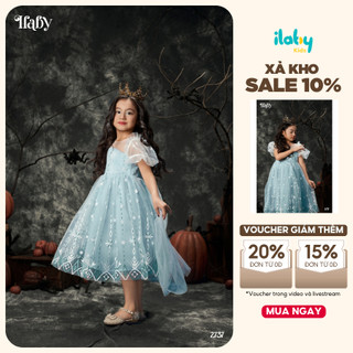  Váy Elsa cho bé gái ILABY hóa trang halloween váy công chúa bé gái dễ thương  2737  