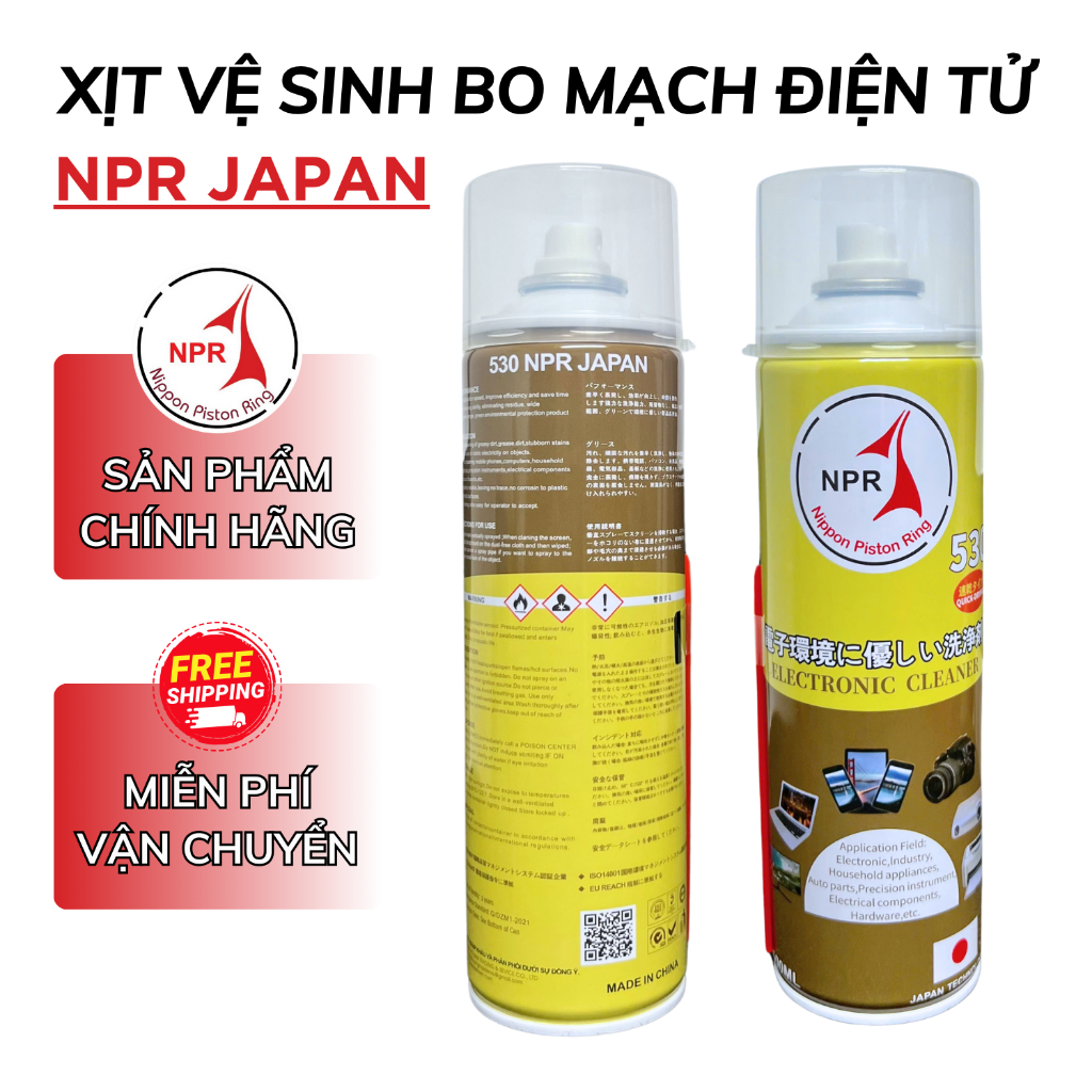 Vệ Sinh Bo Mạch 530 - Vệ Sinh Bo Mạch Điện Tử, Vệ Sinh Mạch Điện, Điểm Tiếp Xúc Điện Tử - NPR Japan 
