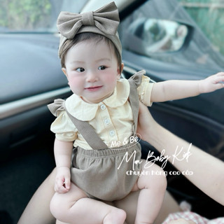 ( HÀNG CÓ SẴN ) Cover Yếm Peekaboo 3 chi tiết cho bé gái 3-12kg HÀNG ĐẸP LOẠI 1 Yếm cho bé