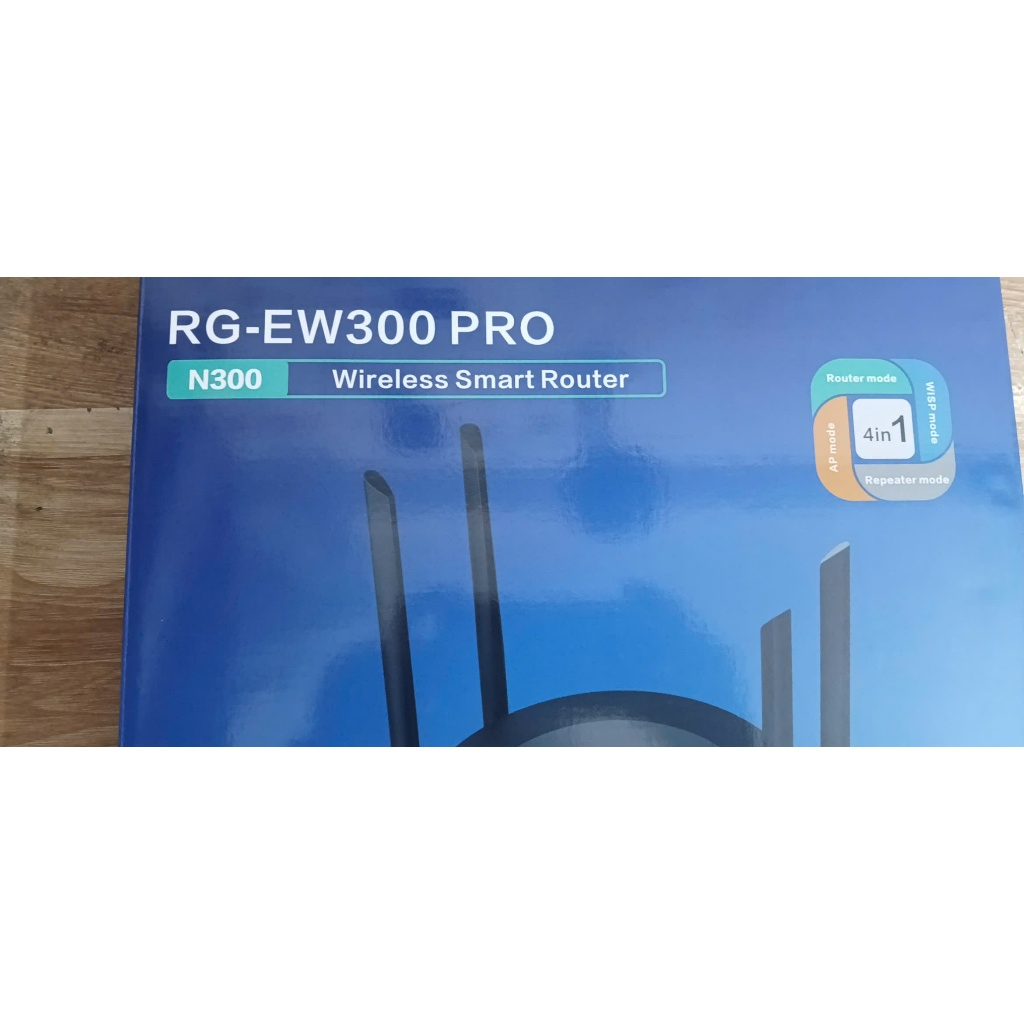 Bộ phát WiFi 4 râu , quản lý qua app RG-EW300 PRO EW300 EW300N (new chính hãng)