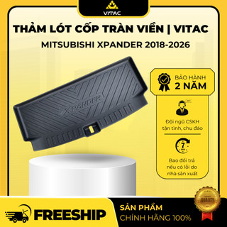 Lót cốp tràn viền/ tràn lưng ghế ô tô Mitsubishi Xpander/Xpander cross 2018-2026_Vitac Brand