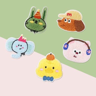 Bộ Patch Thêu Phong Cách Giúp Cá Nhân Hóa Vali, Túi Xách, Balo, Quần Áo - MIA Embroidery Patch Set 5 Đa Màu