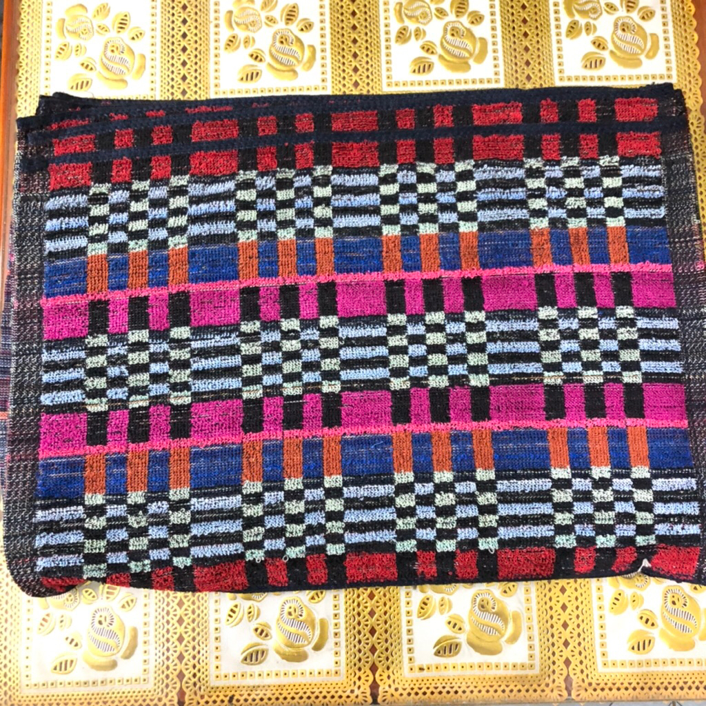 Combo 5 Khăn mặt 43x30cm cỡ vừa thấm hút nhanh khô, khăn lau mặt rằn ri
