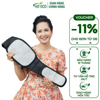  Đai Lưng Hatoco Đá Nóng Giúp Cố Định Cột Sống Hỗ Trợ Thoát Vị Đĩa Đệm Giảm Đau Mỏi Lưng Hiệu Quả 