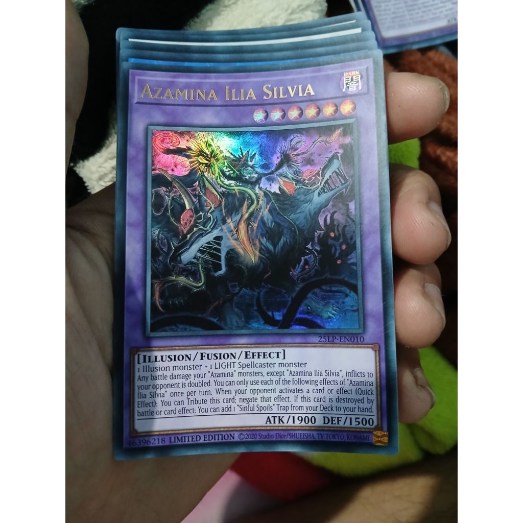 [Yugioh Biên Hòa Store] 1 lá thẻ bài Yugioh Azamina Ilia Silvia 25LP-EN010 Ultra Rare